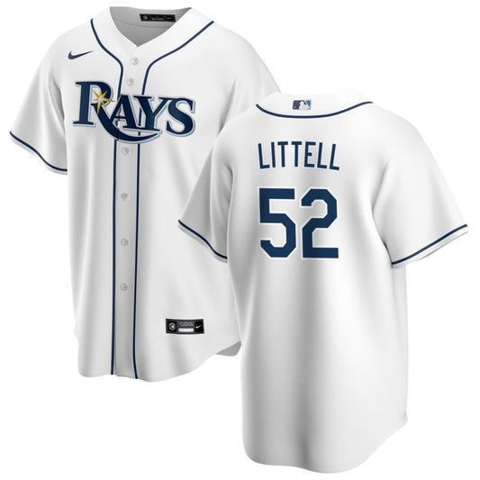 Zack Littell Tampa Bay Rays Nike Youth Home Replica Jersey - White